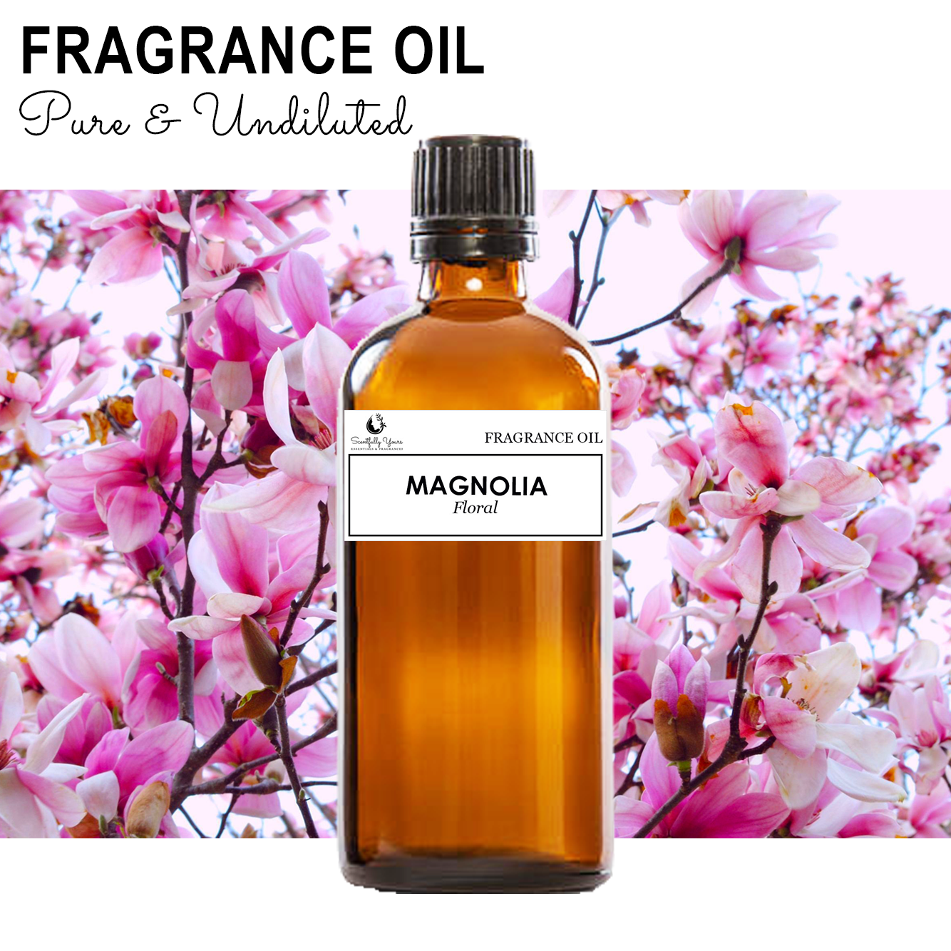 MAGNOLIA - Floral Fragrance Oil (5ml - 100ml)