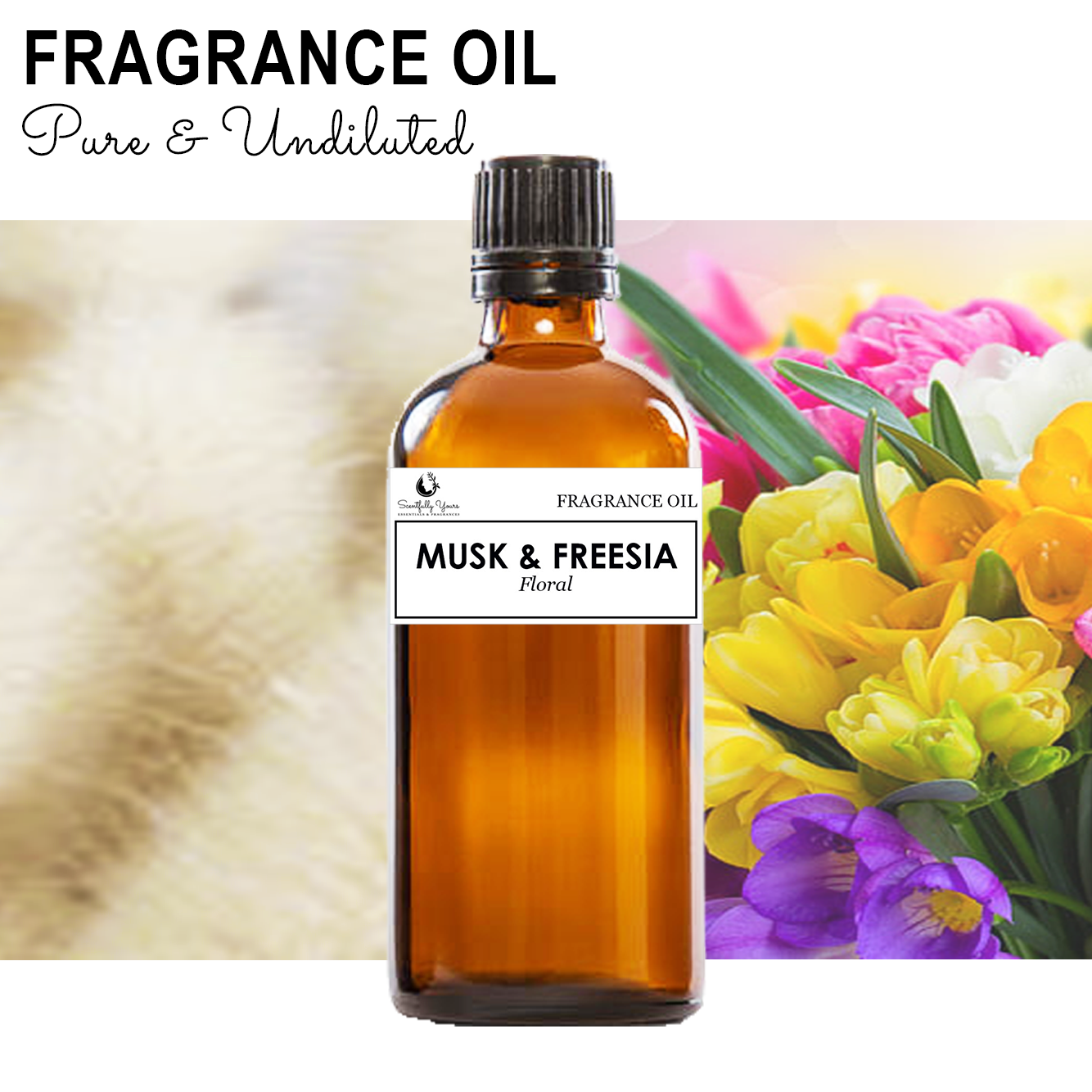 MUSK & FREESIA - Floral Fragrance Oil (5ml - 100ml)