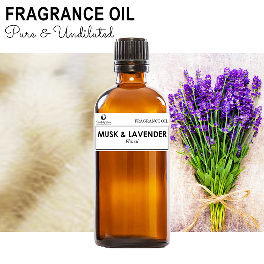 MUSK & LAVENDER - Floral Fragrance Oil (5ml - 100ml)