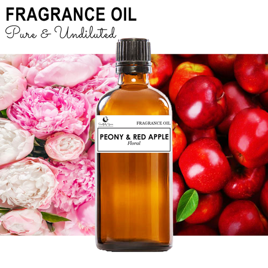 PEONY & RED APPLE - Floral Fragrance Oil (5ml - 100ml)