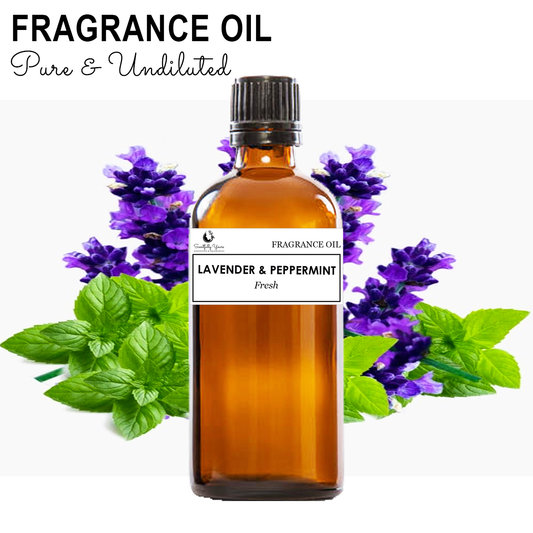 LAVENDER & PEPPERMINT - Fresh Fragrance Oil (5ml - 100ml)