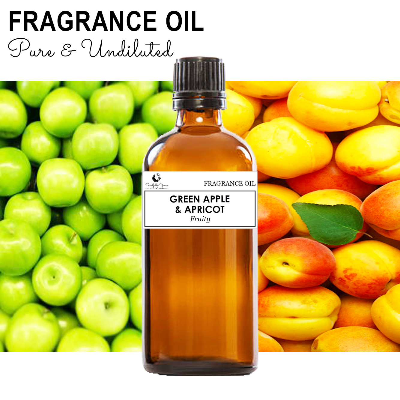 GREEN APPLE & APRICOT - Fruity Fragrance Oil (5ml - 100ml)