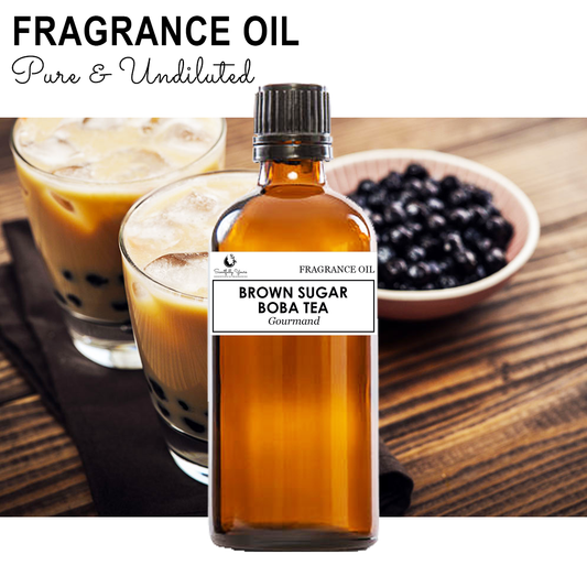 BROWN SUGAR & BOBA TEA - Gourmand Fragrance Oil (500ml - 1 Liter)