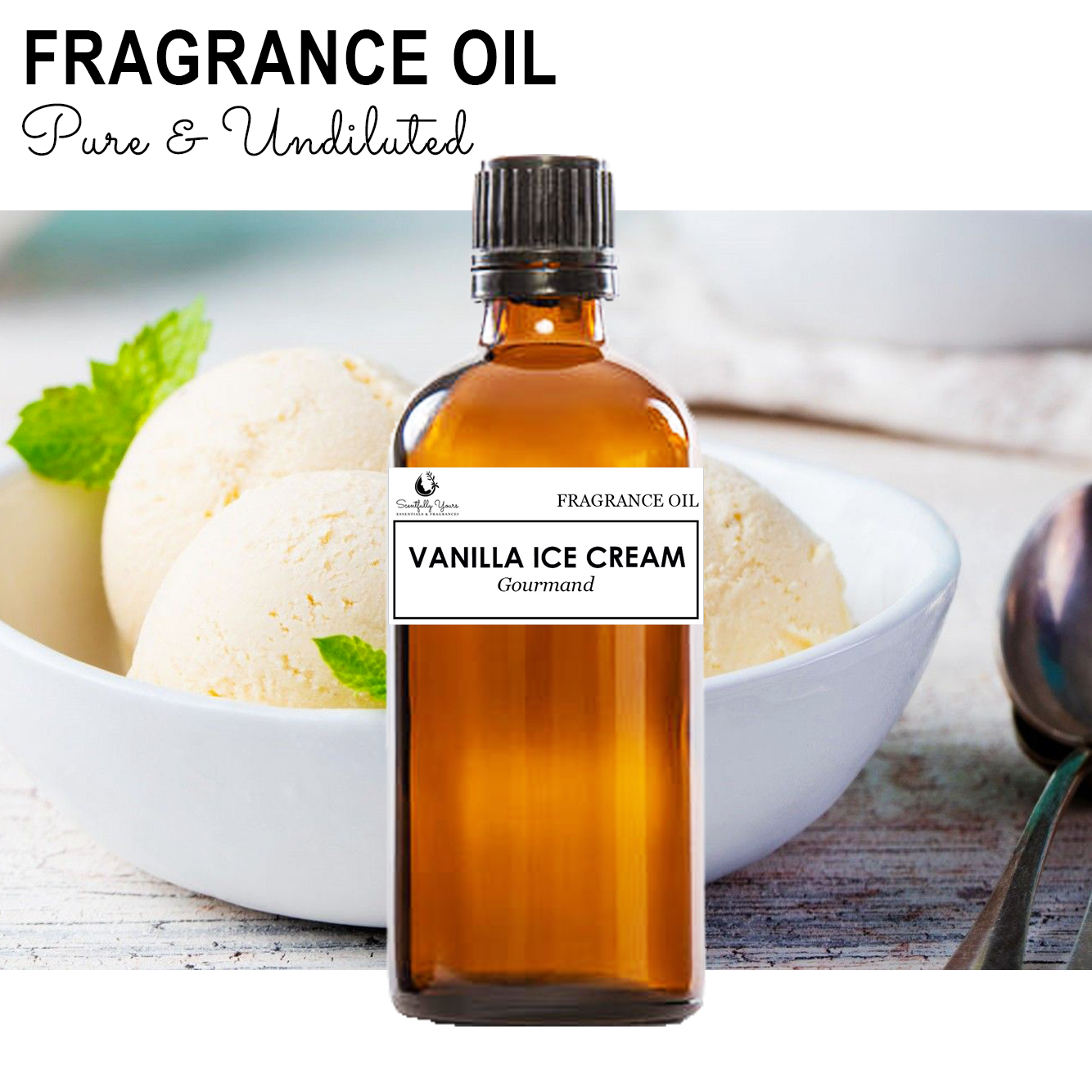 VANILLA ICE CREAM - Gourmand Fragrance Oil (5ml - 100ml)