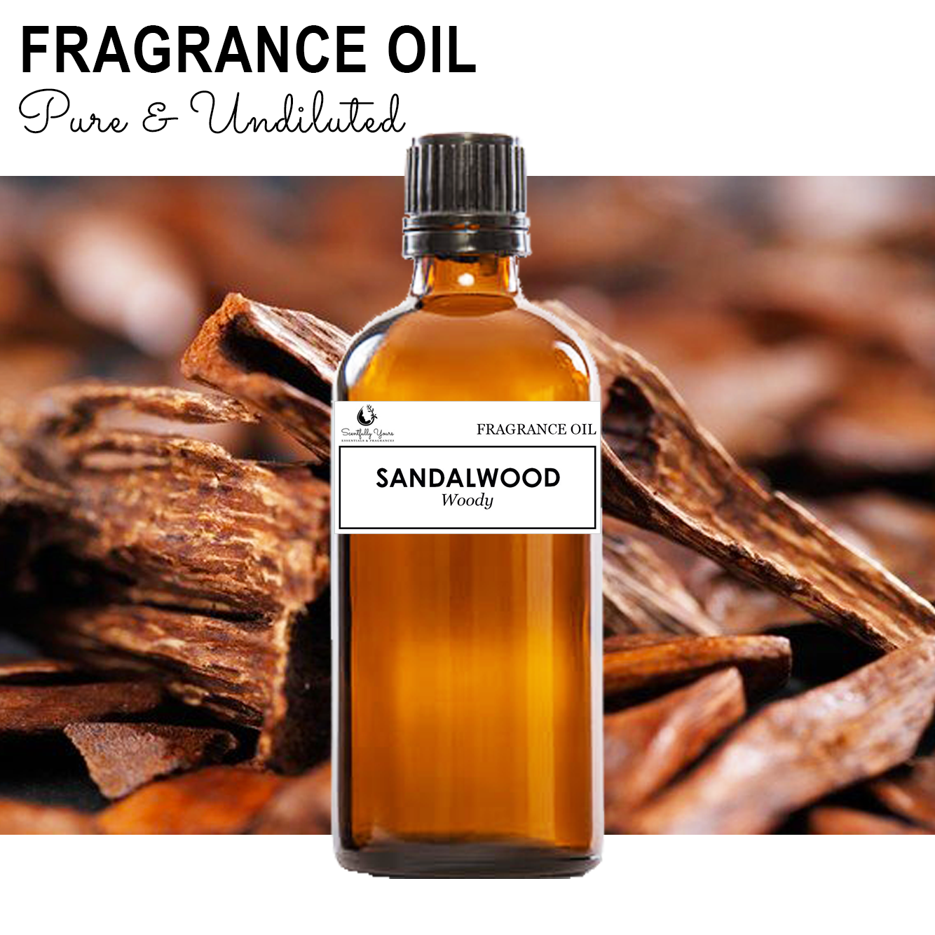 SANDALWOOD - Woody Fragrance Oil (500ml - 1 Liter)