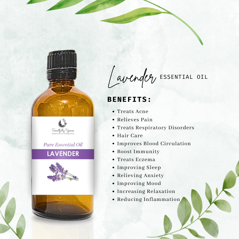 LAVENDER Natural Pure Essential Oil (500ml - 1 Liter)