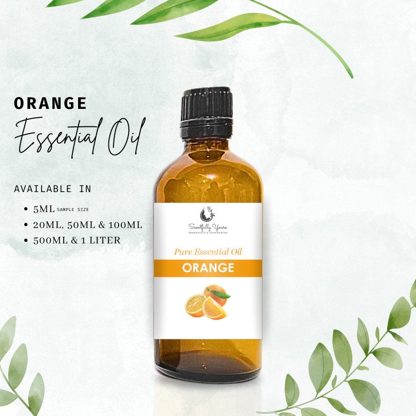 ORANGE Natural Pure Essential Oil (500ml - 1 Liter)