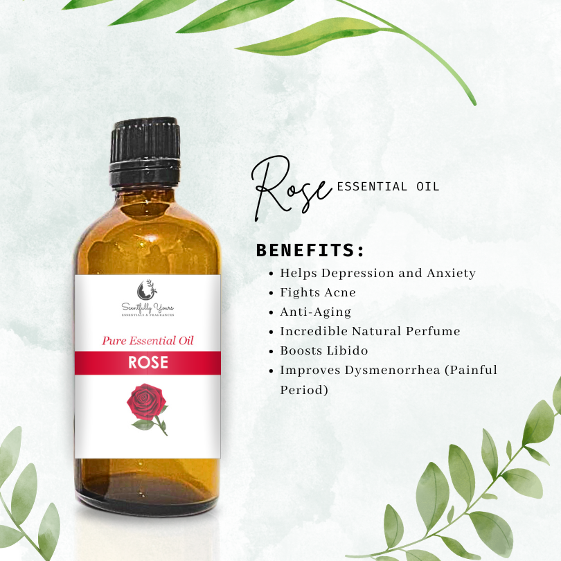 ROSE Natural Pure Essential Oil (500ml - 1 Liter)