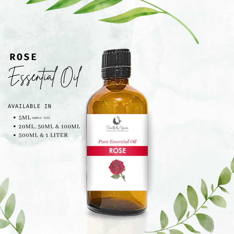 ROSE Natural Pure Essential Oil (500ml - 1 Liter)